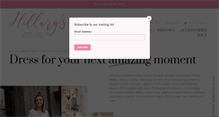 Desktop Screenshot of hillarysfashionboutique.com